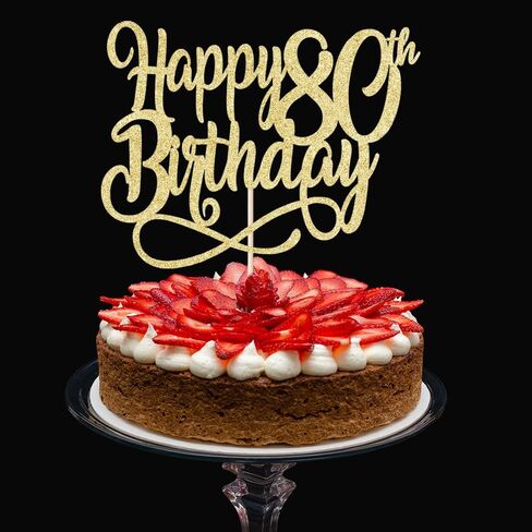 Gold Glitter Happy 75th Birthday Cake Topper,Cheers to 75 Years,happy 75th Birthday Cake Topper,75th Anniversary Cake Topper， men and women 75 years old happy birthday Party Decoration in Kuwait