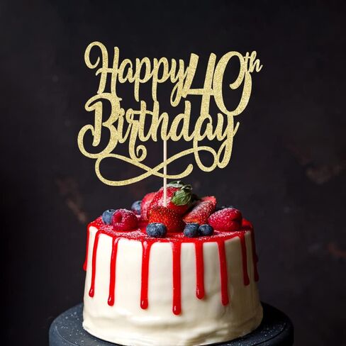Gold Glitter Happy 75th Birthday Cake Topper,Cheers to 75 Years,happy 75th Birthday Cake Topper,75th Anniversary Cake Topper， men and women 75 years old happy birthday Party Decoration in Kuwait