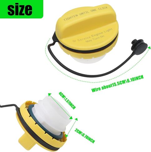 غطاء غاز GT337 OEM لسيارة 2011-2013 Buick Regal شيفروليه كابريس، 2012-2016 بويك لاكروس، 2011-2017 Chevy Equinox GMC Terrain، 2014-2019 Chevy Impala، 2012-2013 Cadillac SRX، 2013 Cadillac ATS غطاء الوقود in Kuwait