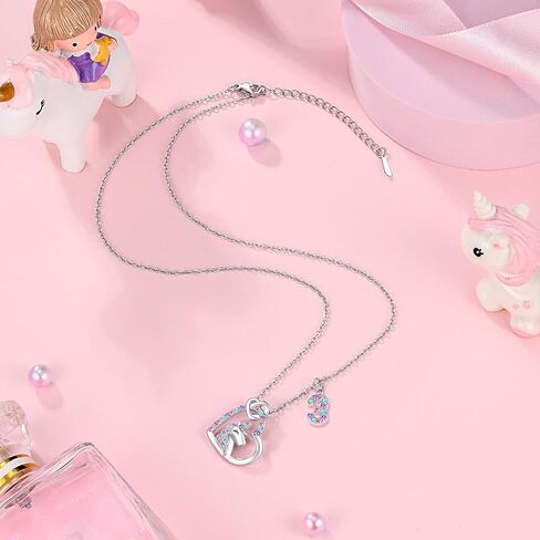 3-12 Year Old Girl Birthday Gifts, Girls Unicorn Necklace Christmas Gifts for Daughter/Granddaughter/Niece in Saudi Arabia