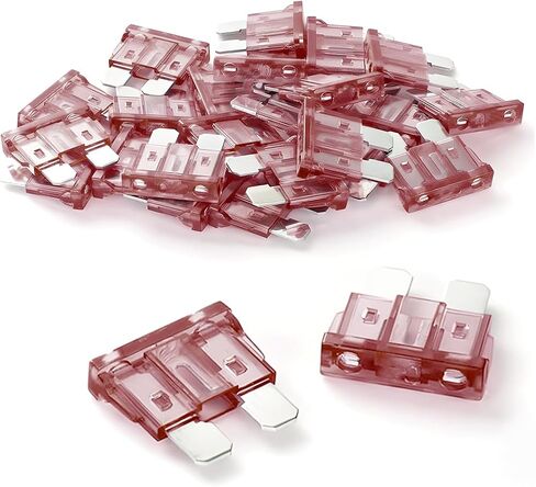 25PCS 15 Amp Mini Car Fuses, 32V Automotive Blade Fuse Assortment Kits, Low Profile Vehicle Replacement Fuses Accessories, Universal for SUV, Truck, RV, Mortocycle and More in Saudi Arabia