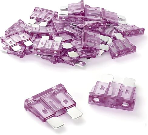 25PCS 15 Amp Mini Car Fuses, 32V Automotive Blade Fuse Assortment Kits, Low Profile Vehicle Replacement Fuses Accessories, Universal for SUV, Truck, RV, Mortocycle and More in Saudi Arabia