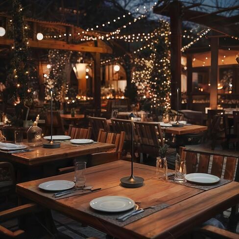 Cordless Table Lamp Rechargeable LED Battery Operated 4000mAh Table Lamp Touch Dimmable Lamp Outdoor Waterproof Portable Wireless Table Light for Dining Restaurant Bar Indoor/Outdoor Use(Black-2PC) in Kuwait