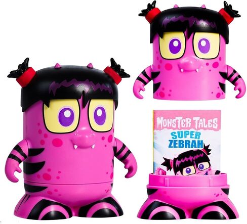 BOOKSY - Monster Tales Collector Display Set - 1 Mini Monster Bookshelf, 1 Mini Booksy Figure, and 1 Miniature Book Filled with Over 40 Pages of Illustrations & Storytelling in Saudi Arabia