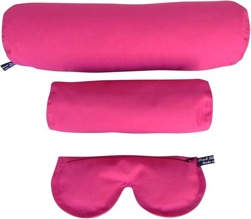 Meditation Kit, 3 Piece Yoga Set, Eye Pillow Buckwheat Hull Filled, Back Bolster/Cushion Fiber Filled, Neck Bolster Buckwheat Hull Filled in Saudi Arabia