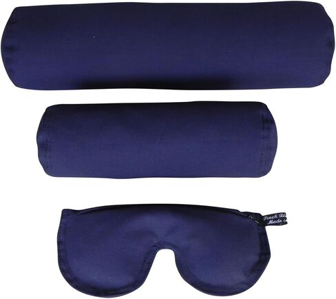 Meditation Kit, 3 Piece Yoga Set, Eye Pillow Buckwheat Hull Filled, Back Bolster/Cushion Fiber Filled, Neck Bolster Buckwheat Hull Filled in Saudi Arabia