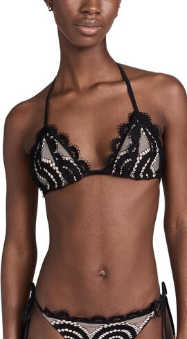 PQ Swim Women's Lace Triangle Bikini Top in Saudi Arabia