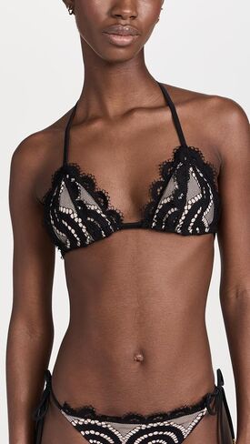 PQ Swim Women's Lace Triangle Bikini Top in Saudi Arabia