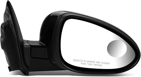 DNA Motoring OEM-MR-GM1320432 Factory Style Manual Left Side View Door Mirror, Black in Saudi Arabia