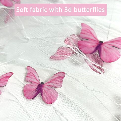 3D Butterfly Wedding Veil for Brides,White Bridal Costume Veil with headband for Bachelorette Party, Bridal Shower in Saudi Arabia