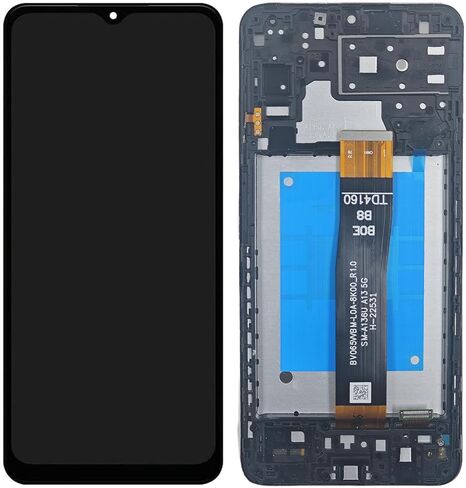 استبدال شاشة Samsung A12 مع إطار لهاتف Samsung Galaxy A12 a125u1 s127dl a125a a125w a125m a125f شاشة LCD تعمل باللمس مع أدوات 6.5 بوصة أسود in Saudi Arabia