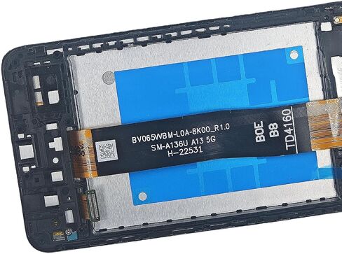 استبدال شاشة Samsung A12 مع إطار لهاتف Samsung Galaxy A12 a125u1 s127dl a125a a125w a125m a125f شاشة LCD تعمل باللمس مع أدوات 6.5 بوصة أسود in Saudi Arabia