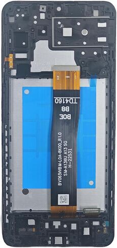 استبدال شاشة Samsung A12 مع إطار لهاتف Samsung Galaxy A12 a125u1 s127dl a125a a125w a125m a125f شاشة LCD تعمل باللمس مع أدوات 6.5 بوصة أسود in Saudi Arabia