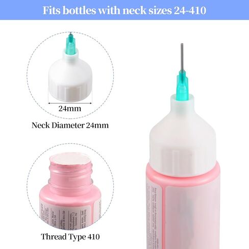 6 Packs Precision Applicator Caps for 2 Ounce Acrylic Paint Bottle, Precision Tip Applicator Bottle Caps, Car Freshie Supplie, Precision Cap for Paint in Saudi Arabia