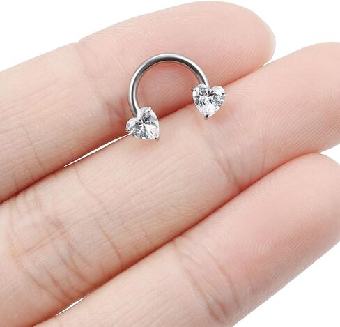 F136 Titanium 16g Septum Ring Lip Rings 8/10mm Horseshoe Nose Ring Hoop Daith Earrings Piercing Jewelry for Women Men in Saudi Arabia