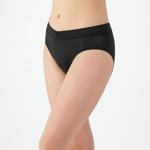 ملابس داخلية نسائية من الألياف الدقيقة من Maidenform، سراويل داخلية عالية الساق مصممة خصيصًا للارتفاع، عبوة من 3 قطع in Kuwait