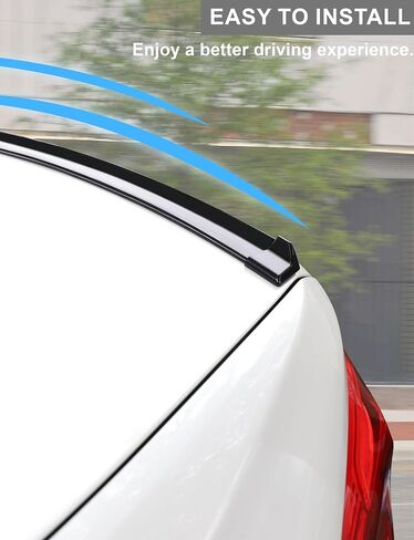 Universal Car Spoilers, 59 * 1.37inch/59 * 1.77inch, Supple and Durable for All Cars (Car Spoilers-TX1) in Saudi Arabia