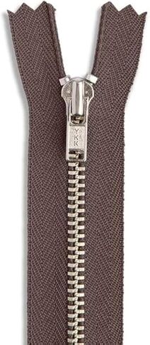 5 inch Metal Nickel Pant Zipper Black 5" Silver Brass Metal Heavy Duty Zippers Non Separating Sewing Zipper Craft Zippers in Saudi Arabia