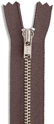 5 inch Metal Nickel Pant Zipper Black 5" Silver Brass Metal Heavy Duty Zippers Non Separating Sewing Zipper Craft Zippers in Saudi Arabia