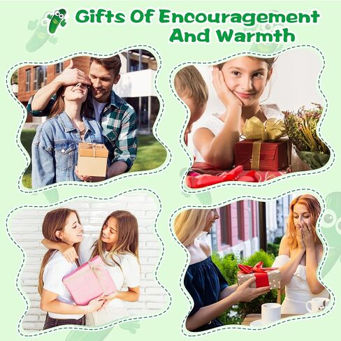 10 Pcs Mini Funny Potato Doll, Handmade Emotional Support Pickled Cucumber Pickle Gift 3 Inch Cute Mini Funny Crochet Doll with Positive Card Encouragement Support for Birthday Gift Room Decor in Saudi Arabia