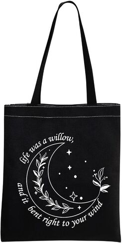 TOBGBE Song Lyrics Gift Music Lover Tote Bag Album Song Lyrics Travel Bag Singer's Merchandise (Your Wind tote BK) in Saudi Arabia