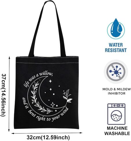 TOBGBE Song Lyrics Gift Music Lover Tote Bag Album Song Lyrics Travel Bag Singer's Merchandise (Your Wind tote BK) in Saudi Arabia