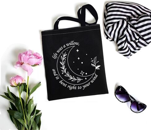 TOBGBE Song Lyrics Gift Music Lover Tote Bag Album Song Lyrics Travel Bag Singer's Merchandise (Your Wind tote BK) in Saudi Arabia