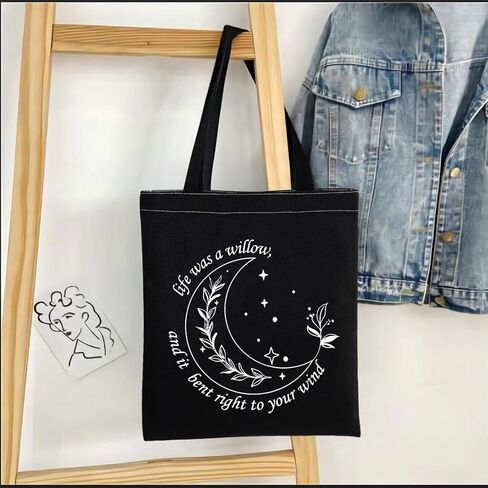 TOBGBE Song Lyrics Gift Music Lover Tote Bag Album Song Lyrics Travel Bag Singer's Merchandise (Your Wind tote BK) in Saudi Arabia