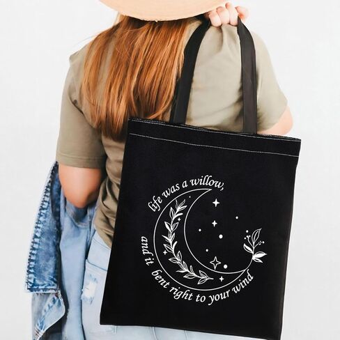 TOBGBE Song Lyrics Gift Music Lover Tote Bag Album Song Lyrics Travel Bag Singer's Merchandise (Your Wind tote BK) in Saudi Arabia