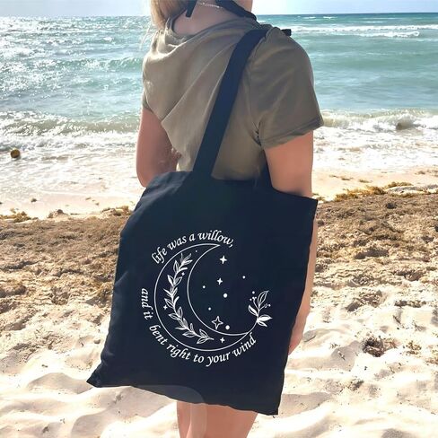TOBGBE Song Lyrics Gift Music Lover Tote Bag Album Song Lyrics Travel Bag Singer's Merchandise (Your Wind tote BK) in Saudi Arabia