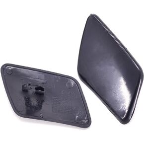 Front Bumper Headlight Washer Nozzle Cover Cap 1 Pair Left and Right 39991799 39991798 Compatible with Volvo S40 V50 2005-2007