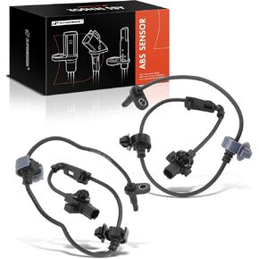 A-Premium ABS Wheel Speed Sensor Compatible with Honda Models - Civic 2006-2011 - Front Driver and Passenger Side, 2-PC Set, Replace# 57455SNA003, 57455SNAA01
