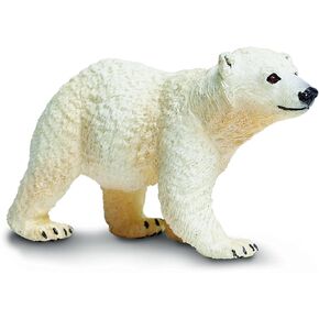 Safari Ltd. Polar Bear Cub Figurine - Detailed 2.75" Plastic Model Figure - Fun Educational Play Toy for Boys, Girls & Kids Ages 1+