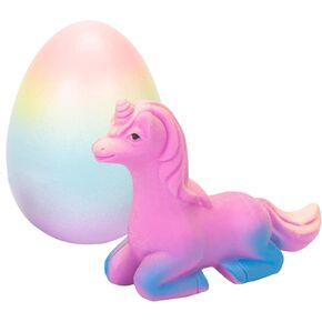 Large Growing Unicorn Hatch Egg with Rainbow Shell Kids Novelty Toy- Single
