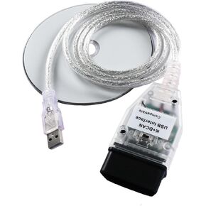 K+DCAN D-CAN KCAN KDCAN Ediabas Cable OBD OBDII ista K and DCAN Switch Interface OBD2 Adapter