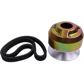 HOLDWELL Primary Drive Clutch AM140986 AM138487 & Belt UC14244 M155037 Compatible with John Deere 4X2 HPX 4X4 HPX Diesel and HPX815E Gator Utility Vehicle