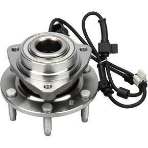 IRONTEK 513188 Front Wheel Bearing and Hub Assembly fit 02-09 for Chevy Trailblazer (EXT), 03-08 for Isuzu Ascender, 04-07 for Buick Rainier, 03-06 for Chevy SSR, 02-09 for GMC Envoy, 6 Lugs RWD W/ABS