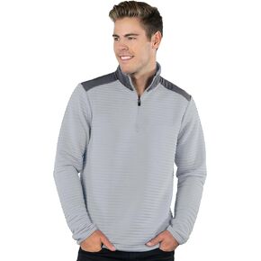 AFC Men’s Quarter Zip Pullover Performance Long Sleeve Shirt 3X & 4X 2 Colors