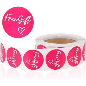 Qinayu 500 Pieces Thank You Customer Appreciation Stickers Small Business Sticker Roll Round Self Adhesive Stickers Labels with Beautiful Design for Packing Mailing Envelopes Postcards