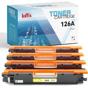 126A Toner Cartridges Set Replacement for HP 126A CE310A CE311A CE312A CE313A Toner Work with HP Color Pro MFP M175 M275 CP1025nw Printer (4 Pack)