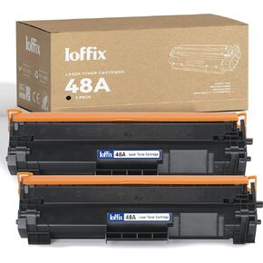 48A Toner Cartridges Black Compatible for HP 48A CF248A Toner Work with HP Pro M15w M15a M16a M16w M29w M29a M28w M28a M31w M30w Series Printer (2 Pack)