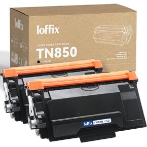 TN850 Toner Cartridges Black Compatible for Brother TN-850 TN-820 TN820 Toner Work with MFC-L5800DW MFC-L5705DW Series Printers (2 Pack)