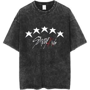 قمصان YJYP Kpop Stray للأطفال تي شيرت Felix Bangchan Hyunjin تي شيرت كلاسيكي للجنسين in Kuwait