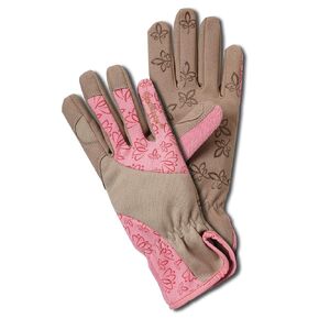 MAGID BE168T Bella Women's Floral High Performance Garden Glove, Large (2 Pair), 9/L