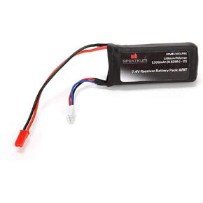 Spektrum 7.4V 1300mAh 2S 5C LiPo RX Pack Battery with JST Connector