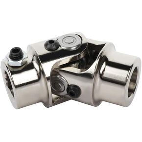 ECCPP Round 3/4 to 3/4" DD Steering Universal joints black single U-Joint Shaft