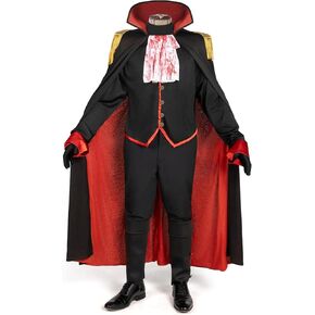 Spooktacular Creations Adult Black Headless Horseman Costume Set, includes Vest with Cape, Hood, Boot Covers, Gloves for Men