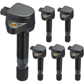 Set of 6 UF603 Ignition Coil Pack Compatible with 2010-2012 Acura TL RL 3.7L ZDX MDX TSX 3.5L V6,2010-2011 Honda Odyssey EX-L Pilot Accord Replaces C1624 1788379 30520R70S01