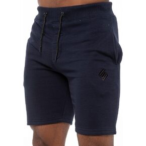 989Zé ENZO Mens Athletic Shorts Fleece Casual Cotton Shorts Pull On Running Half Pants with Pockets