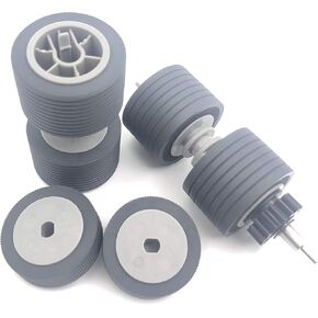 OKLILI Scanner Pickup Brake Separator Rollers Kit Compatible with Fujitsu fi-6400 fi-6420 fi-6800 PA03575-K011 PA03575-K012 PA03575-K013